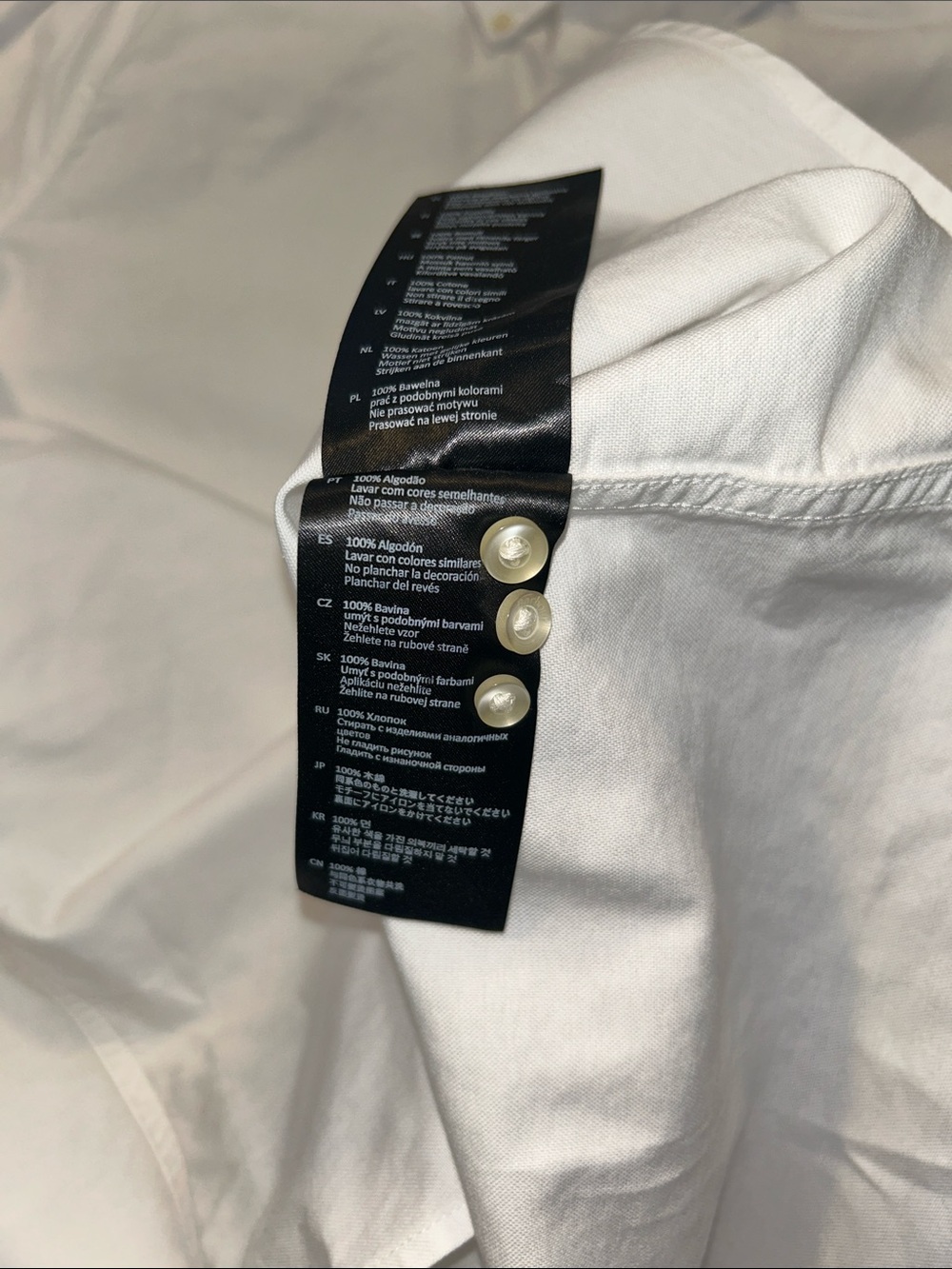 Barbour Tailored Fit White Oxford Button Down Shirt Men’s Medium Cotton - Picture 9 of 13